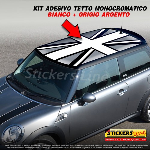 Adesivo mini cooper bandiera - adesivo,