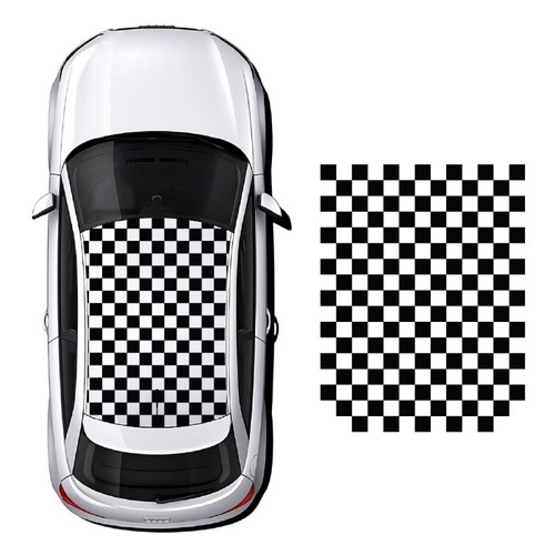 Adesivi tetto racing grid - adesivi,