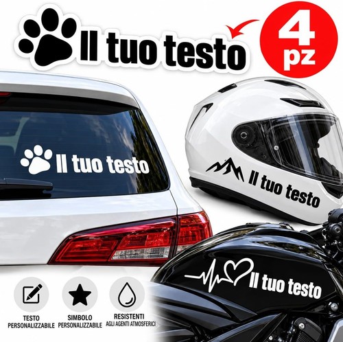 Adesivi stickers con nome - adesivi,