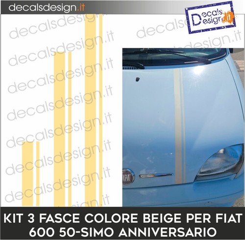 Kit adesivi fasce auto fiat - adesivi,
