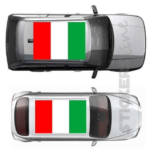 Adesivo tetto auto - , bandiera