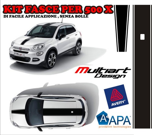 Adesivi fasce per fiat 500 - per,
