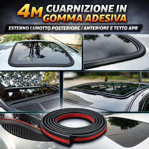 Guarnizione gomma - 4m, in