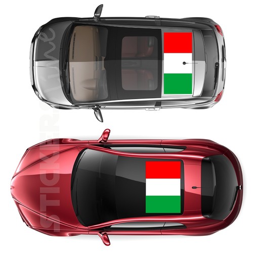 Adesivo tetto auto bandiera
